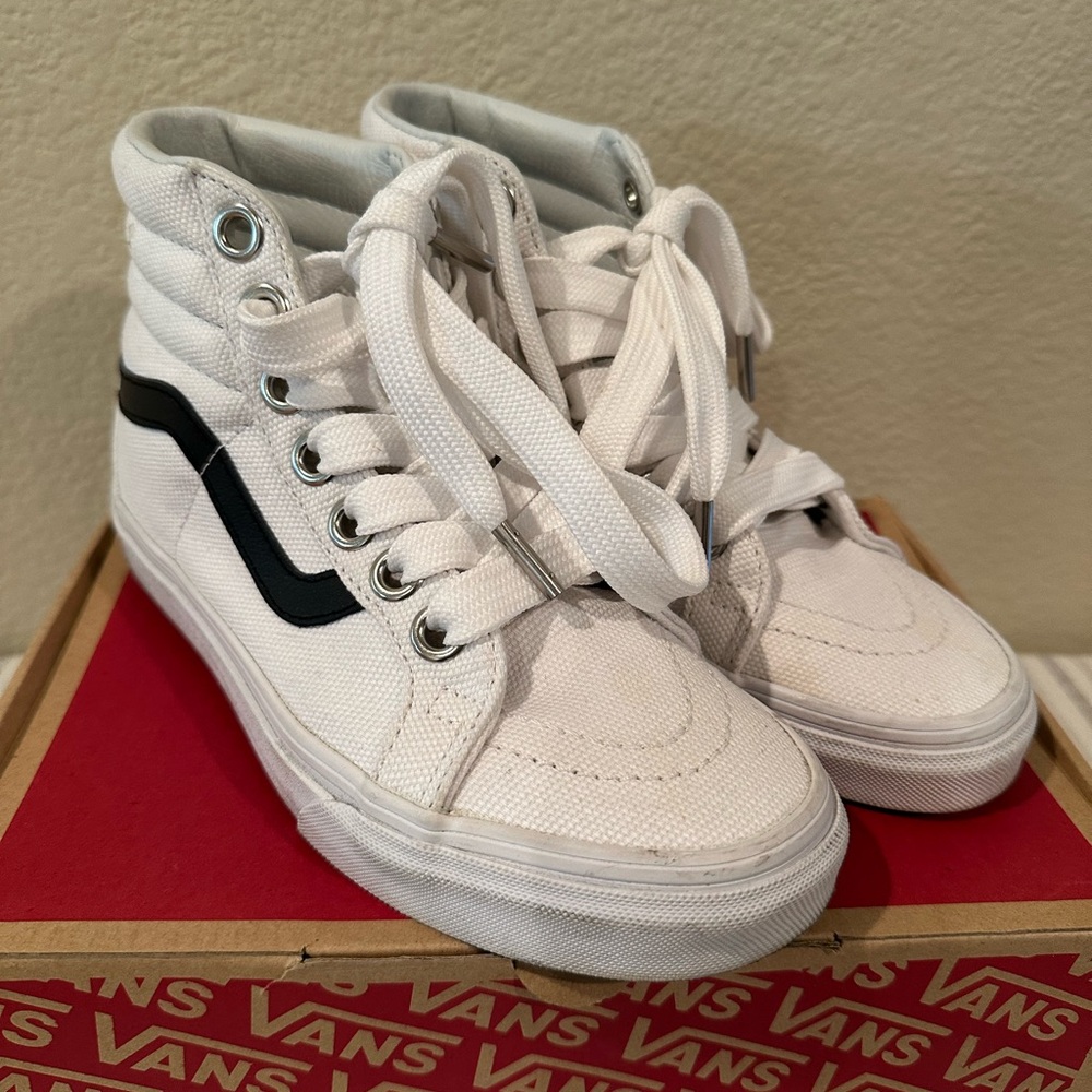 Vans White High-Top Sneakers